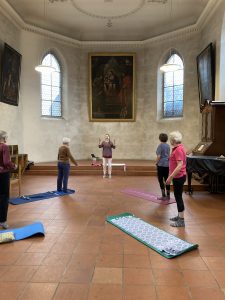 Pilates Kurs in der Sebastian Kapelle in Baden